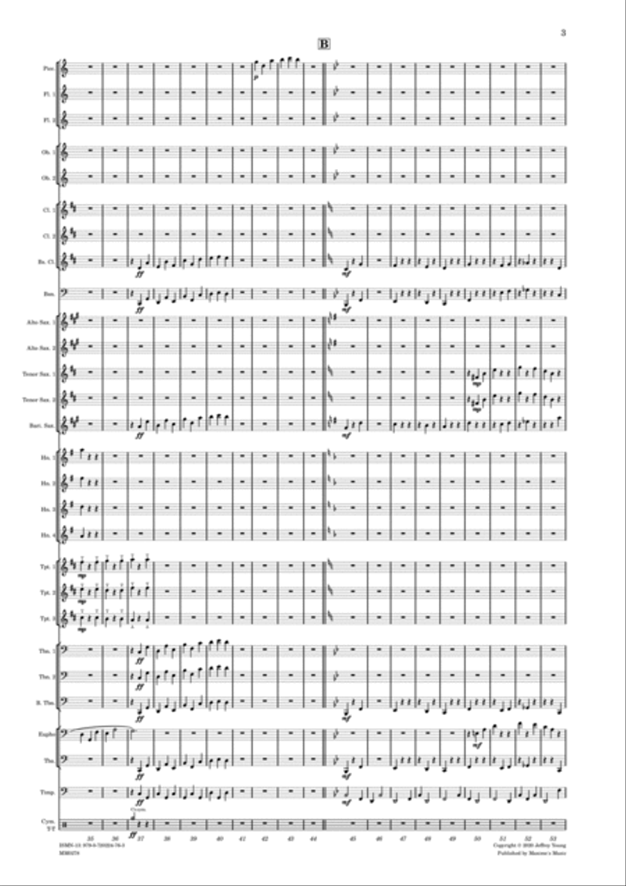 Fantasy on the Dies Irae Concert Band scores gallery preview page 5