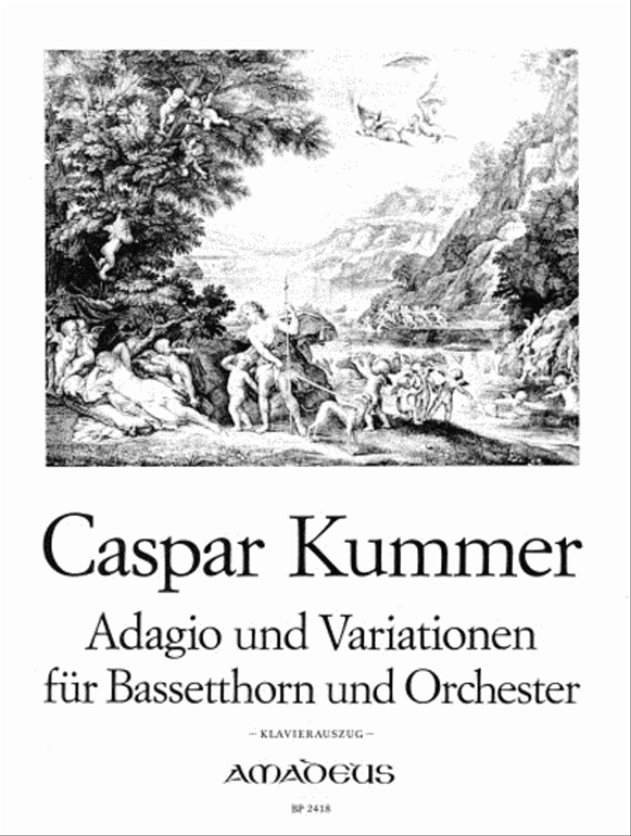 Adagio & Variations op. 45 Piano scores gallery preview page 1