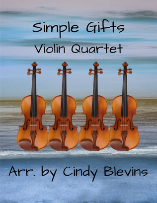 Book cover for Simple Gifts, Violin Quartet