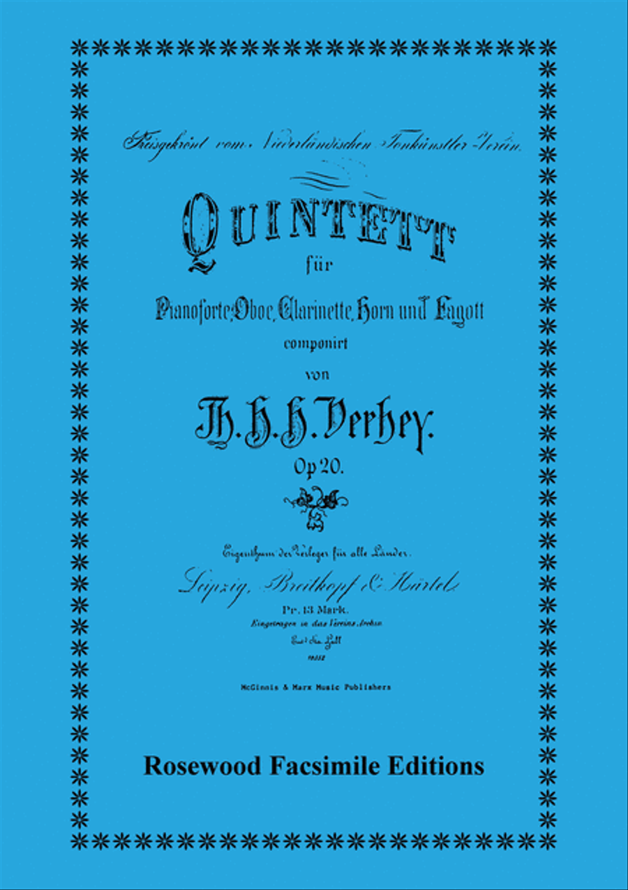 Quintet, Op. 20 Bassoon scores gallery preview page 1