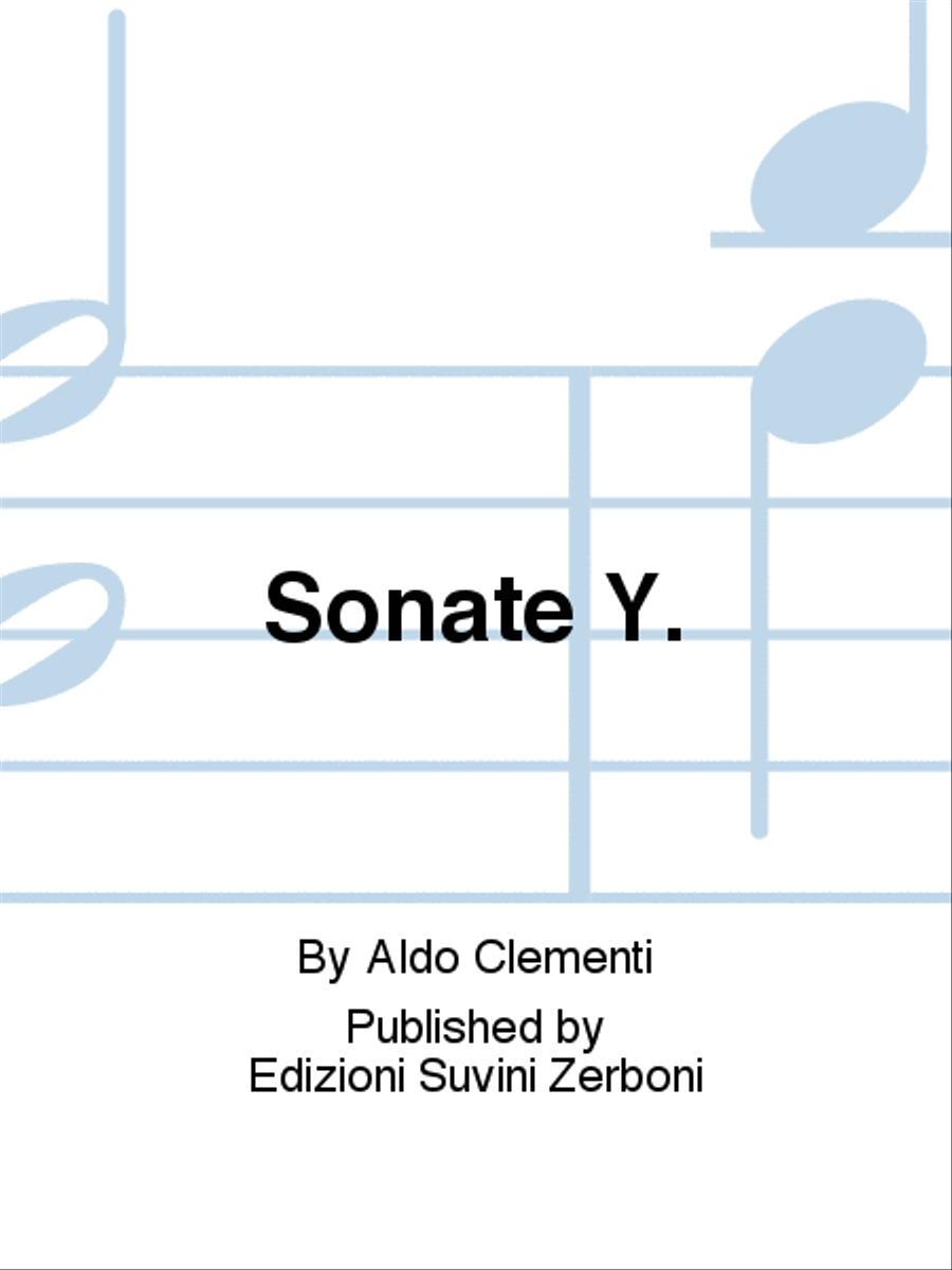 Sonate Y. Violin Solo scores gallery preview page 1