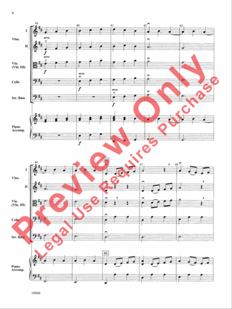Shadow Dance String Orchestra scores gallery preview page 7