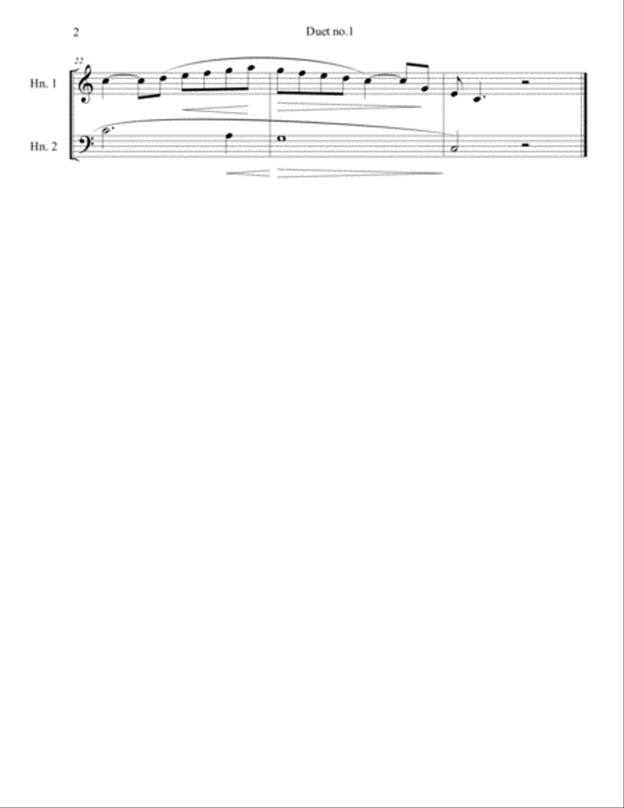 horn duets inspired by Concone and Bordogni horn duets inspired by Concone and Bordogni Brass Duet scores gallery preview page 2