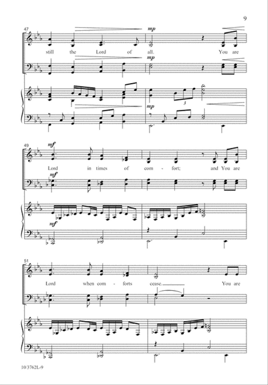 Still the Lord of All Still the Lord of All 4-Part scores gallery preview page 9