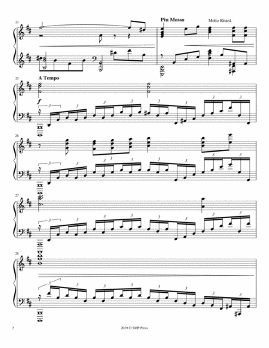 Penelope's Heartache--Piano Solo Piano Solo scores gallery preview page 2