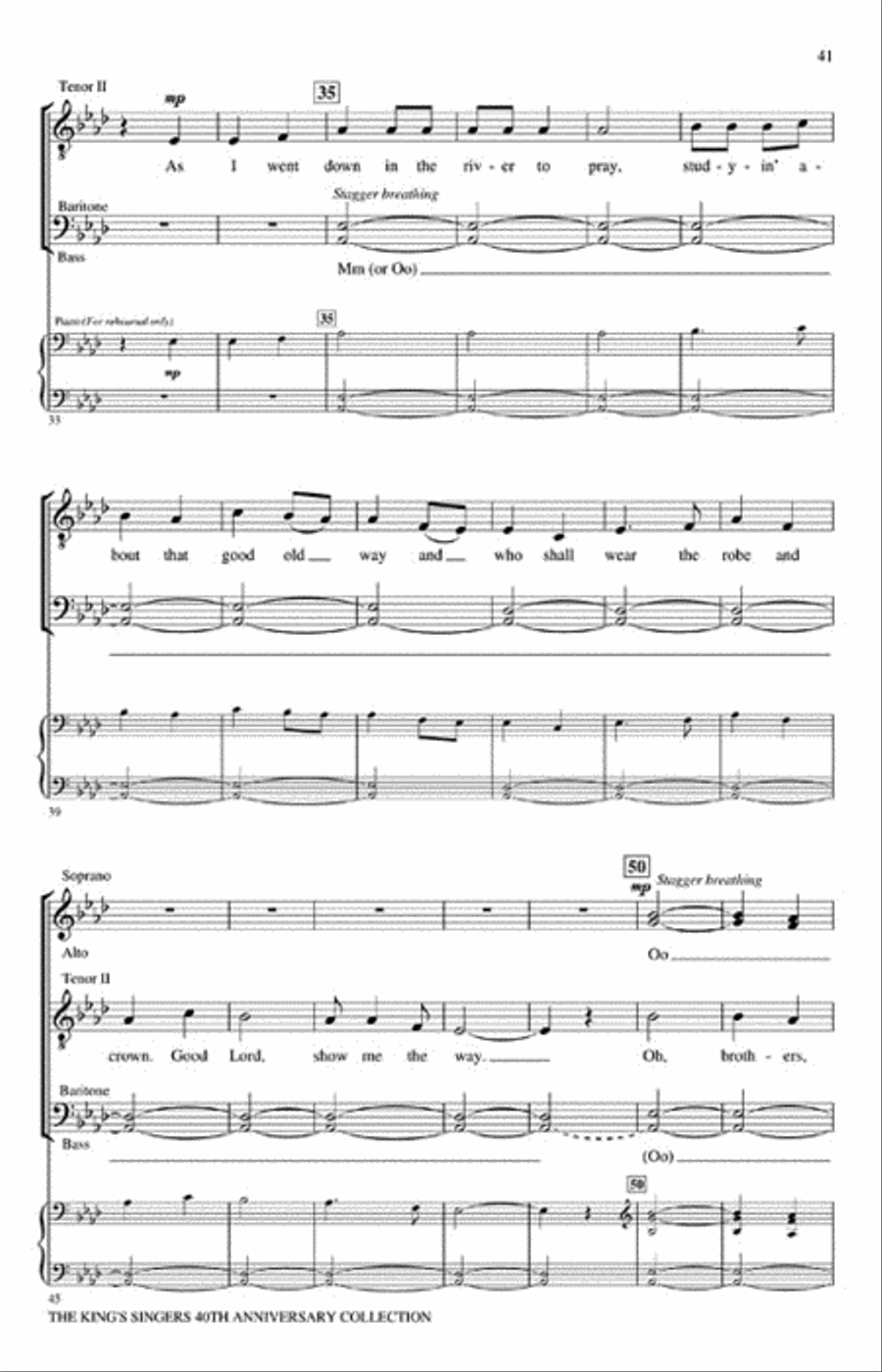 The King's Singers 40th Anniversary Collection Divisi scores gallery preview page 5