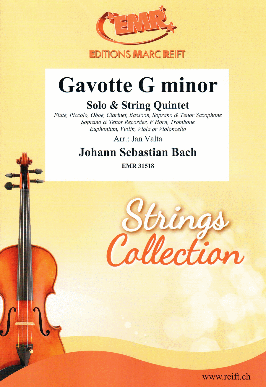 Gavotte G minor Bassoon scores gallery preview page 1