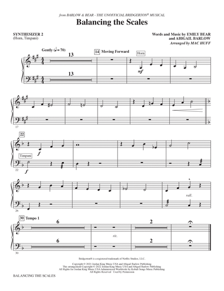 Balancing the Scales (from The Unofficial Bridgerton Musical) (arr. Mac Huff) - Synthesizer II