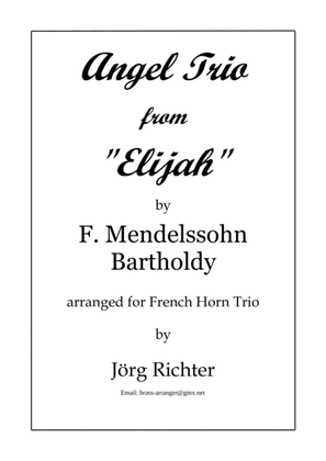 Book cover for Angel Trio from Mendelssohn's "Elijah" for French Horn Trio