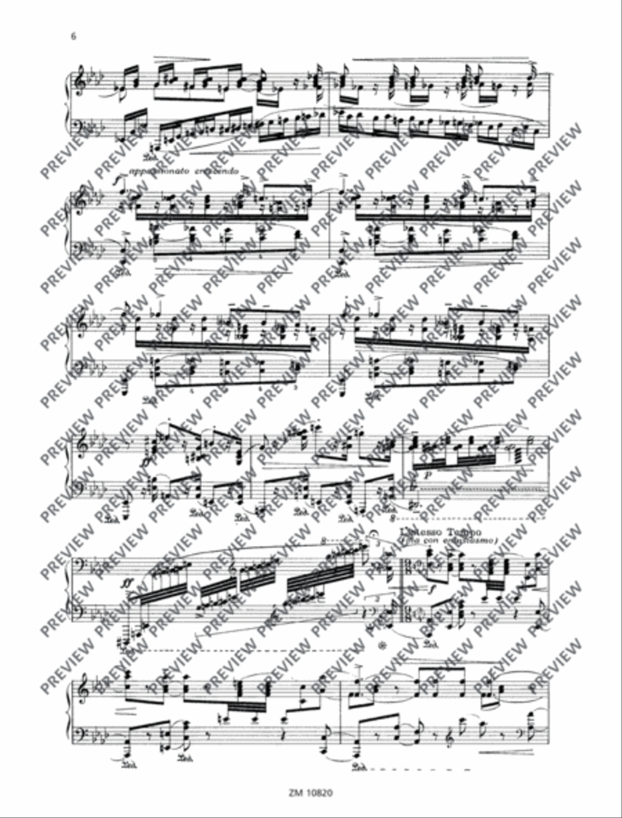 Sonata minacciosa Piano Solo scores gallery preview page 7