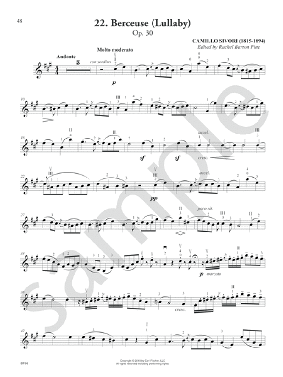 Violin Lullabies Violin Solo scores gallery preview page 11
