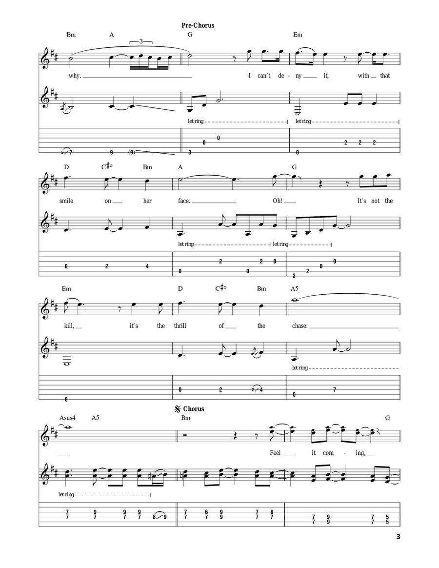 Knocking At Your Back Door Electric Guitar scores gallery preview page 3