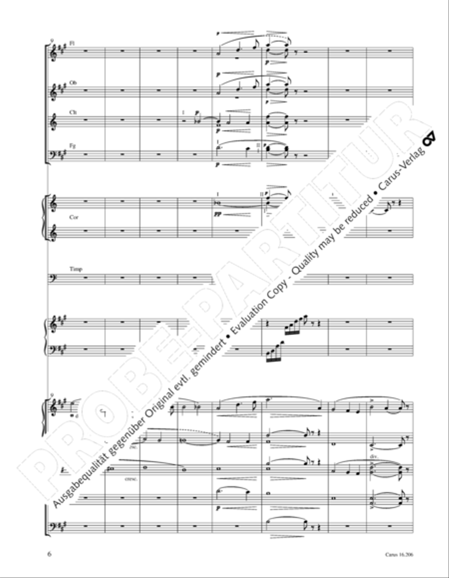 Preludio sinfonico Orchestra scores gallery preview page 7