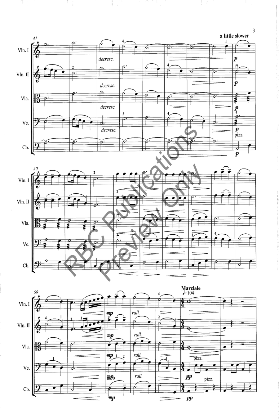 Russian Rhapsody #2 String Orchestra scores gallery preview page 6
