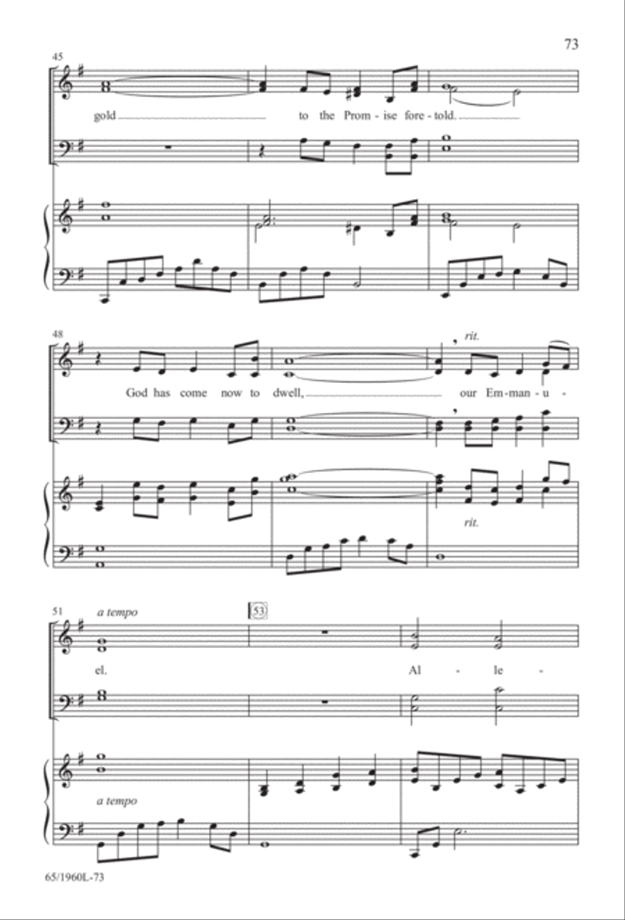 A New Birth...A New Beginning 4-Part scores gallery preview page 74