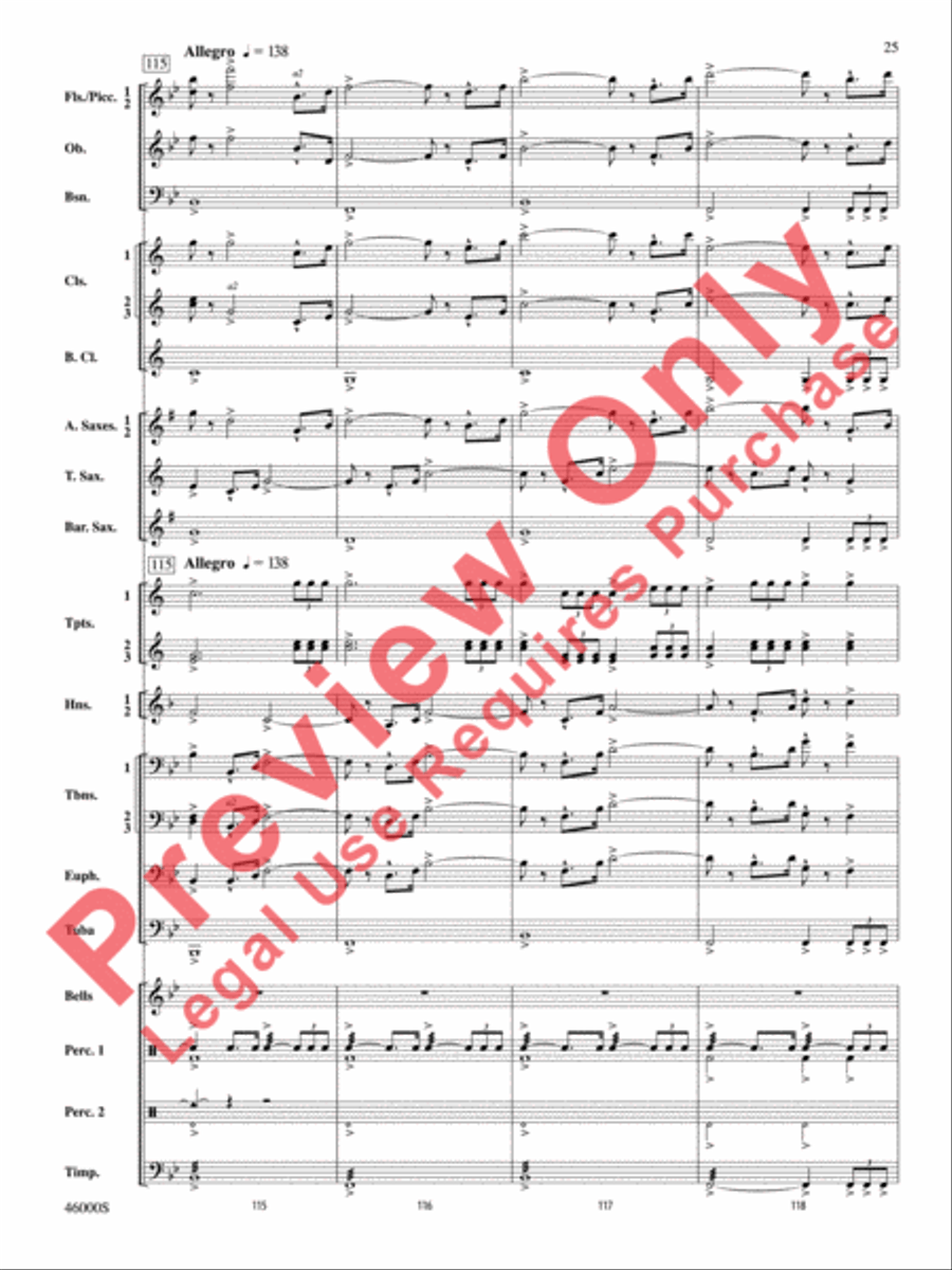 Der Lehrmeister Der Lehrmeister Concert Band scores gallery preview page 26