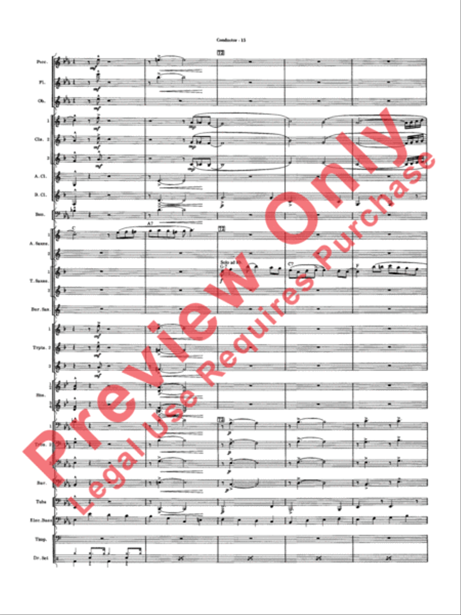 Five to Go Five to Go Concert Band scores gallery preview page 17