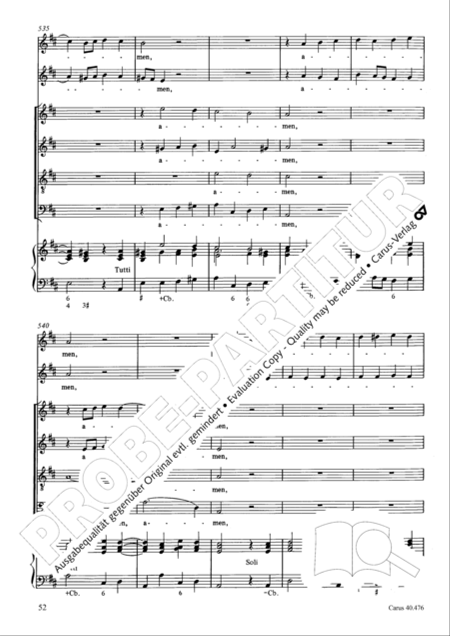 Psalm 121 (Laetatus sum) SA scores gallery preview page 53