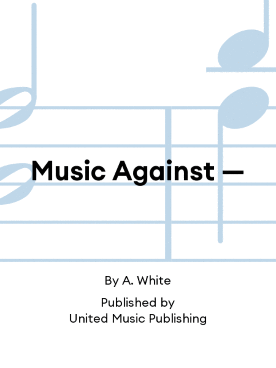 Music Against — Music Against — Flute scores gallery preview page 1
