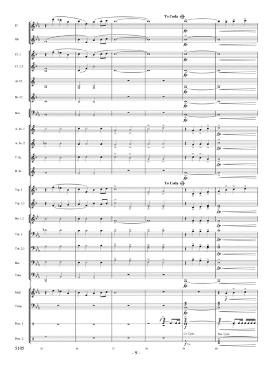 Infinite Horizons Concert Band scores gallery preview page 8
