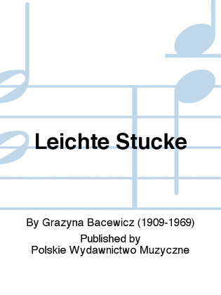 Book cover for Leichte Stücke