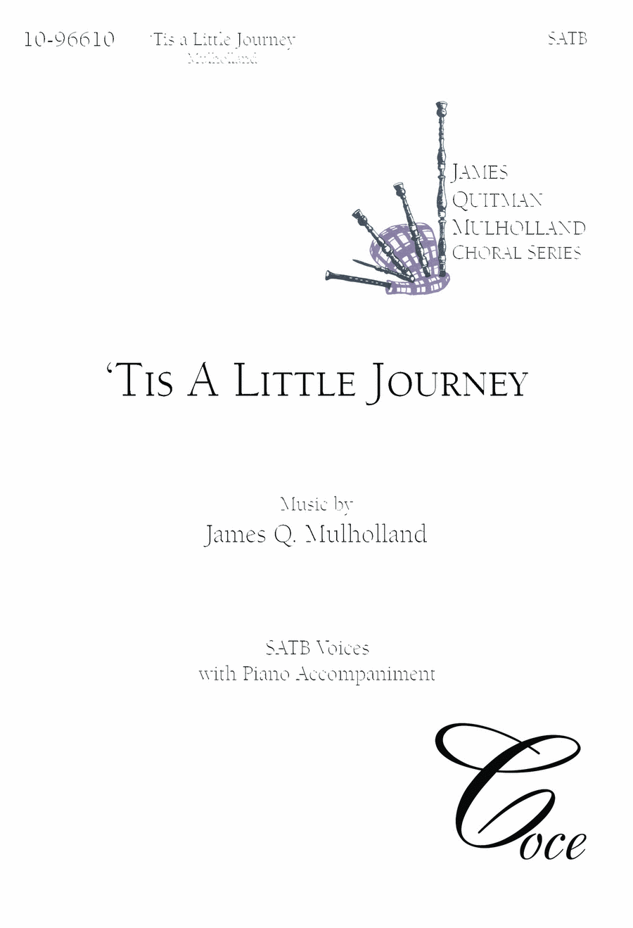 Tis A Little Journey 3-Part scores gallery preview page 1