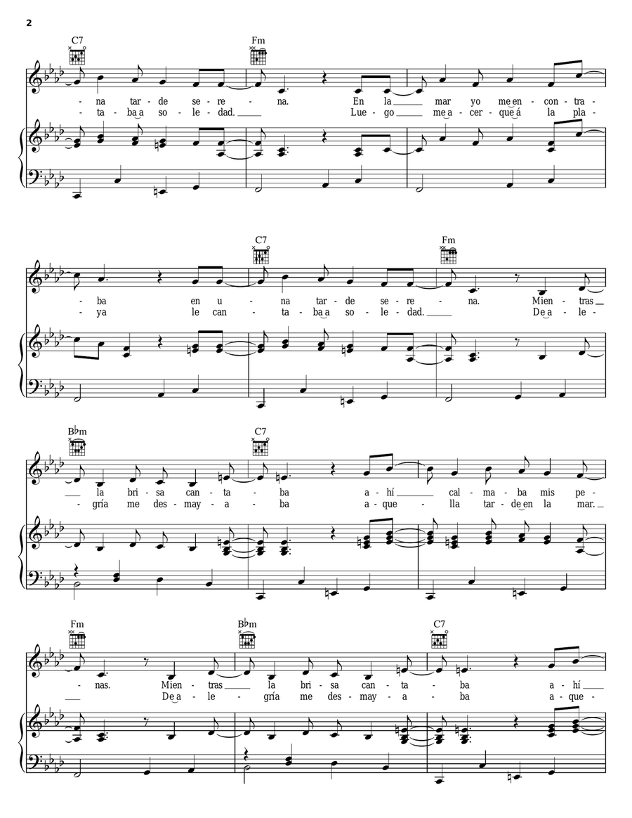 Soledad Soledad Guitar scores gallery preview page 2