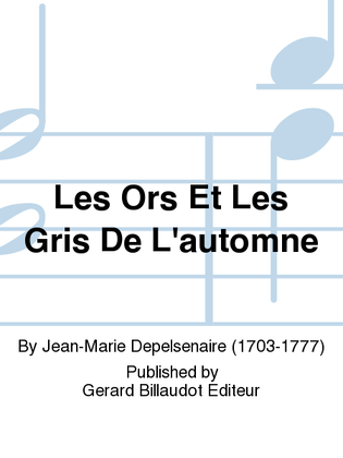 Book cover for Les Ors Et Les Gris De L'Autome