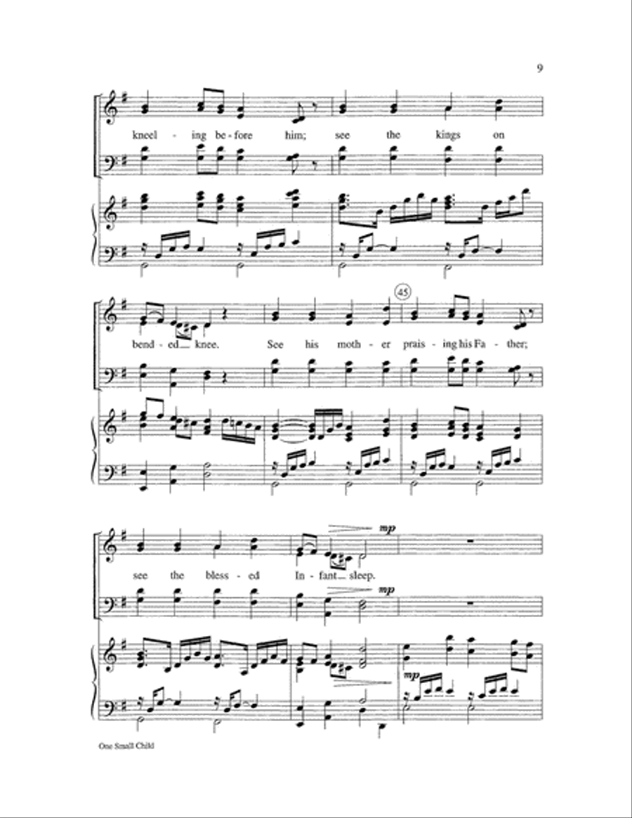 One Small Child Choir scores gallery preview page 9