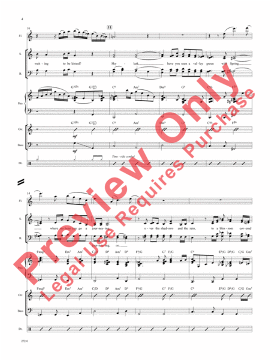 Skylark Skylark Choir scores gallery preview page 5