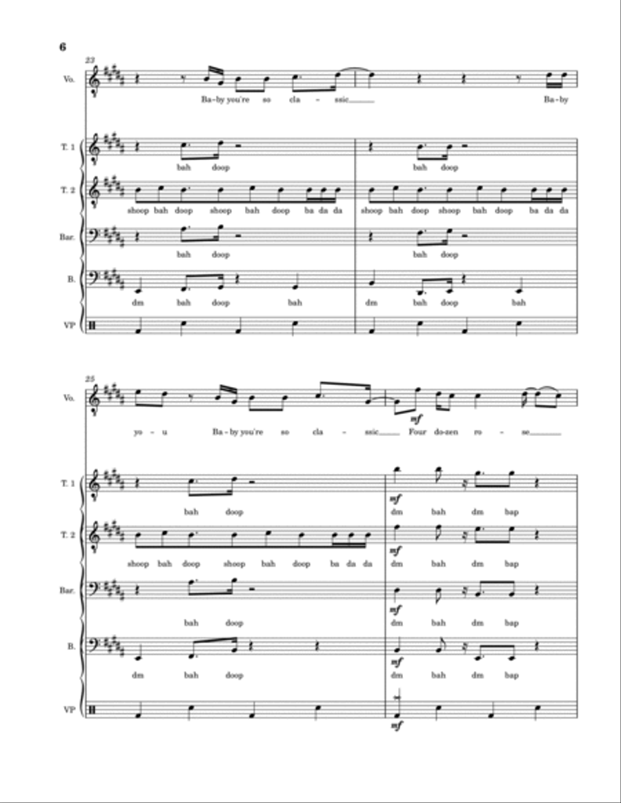 Classic TTBB scores gallery preview page 6