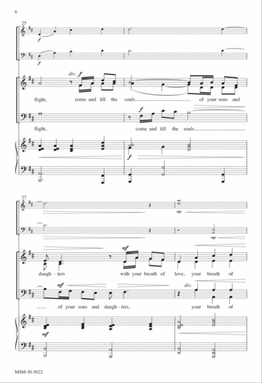 Like a Mighty Wind 4-Part scores gallery preview page 5