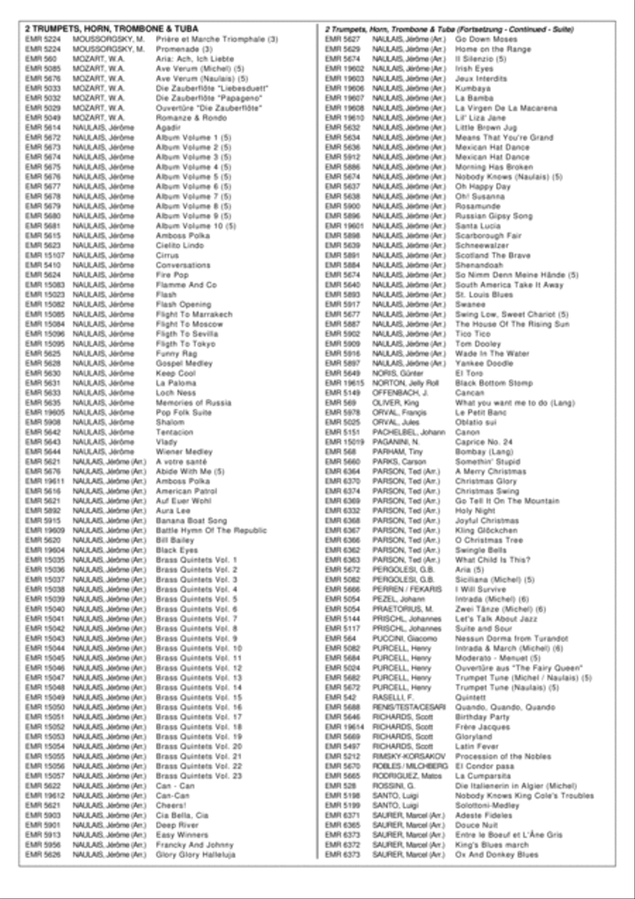 Play With Your Band Volume 3 Brass Ensemble scores gallery preview page 9