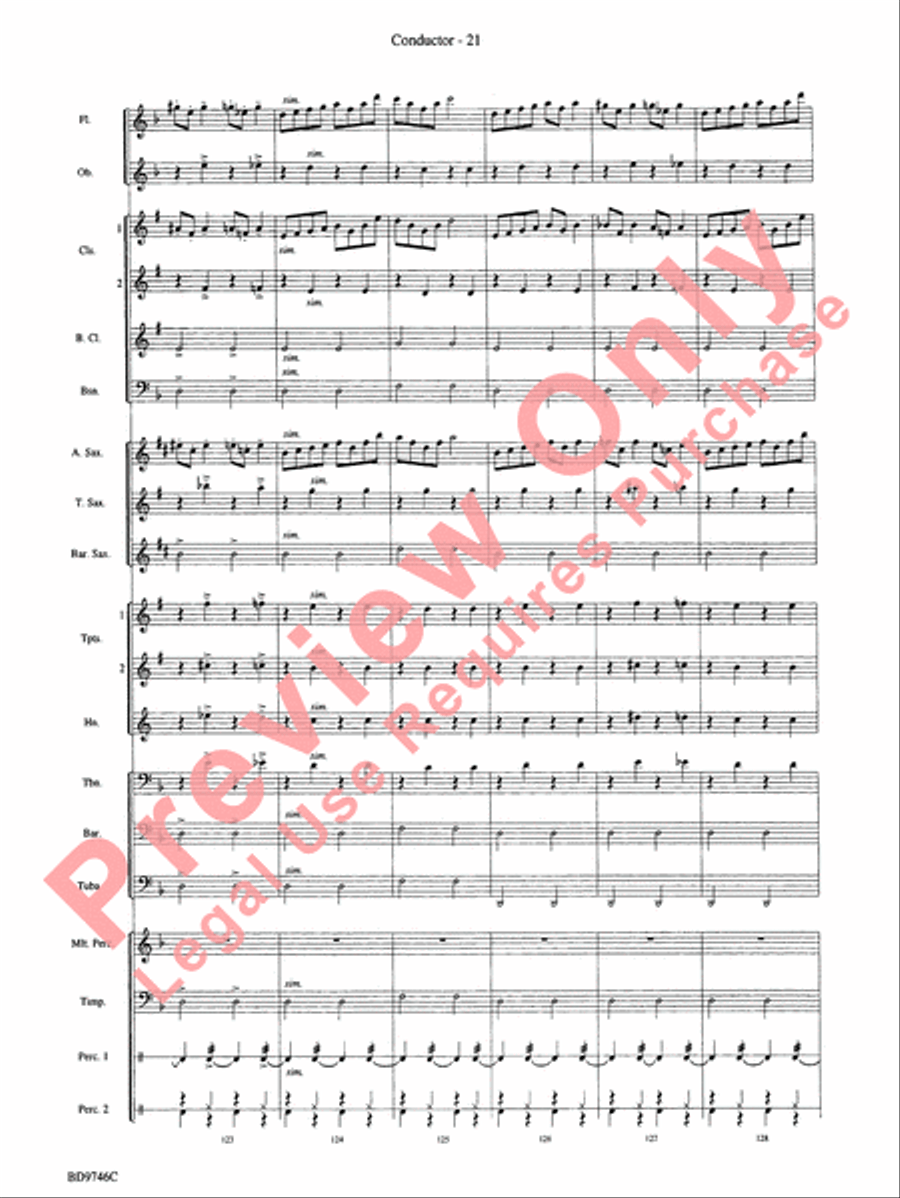 Peer Gynt Suite Peer Gynt Suite Concert Band scores gallery preview page 23