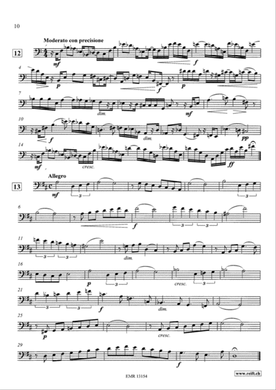 Technical & Melodic Studies Vol. 5 Bassoon Solo scores gallery preview page 10