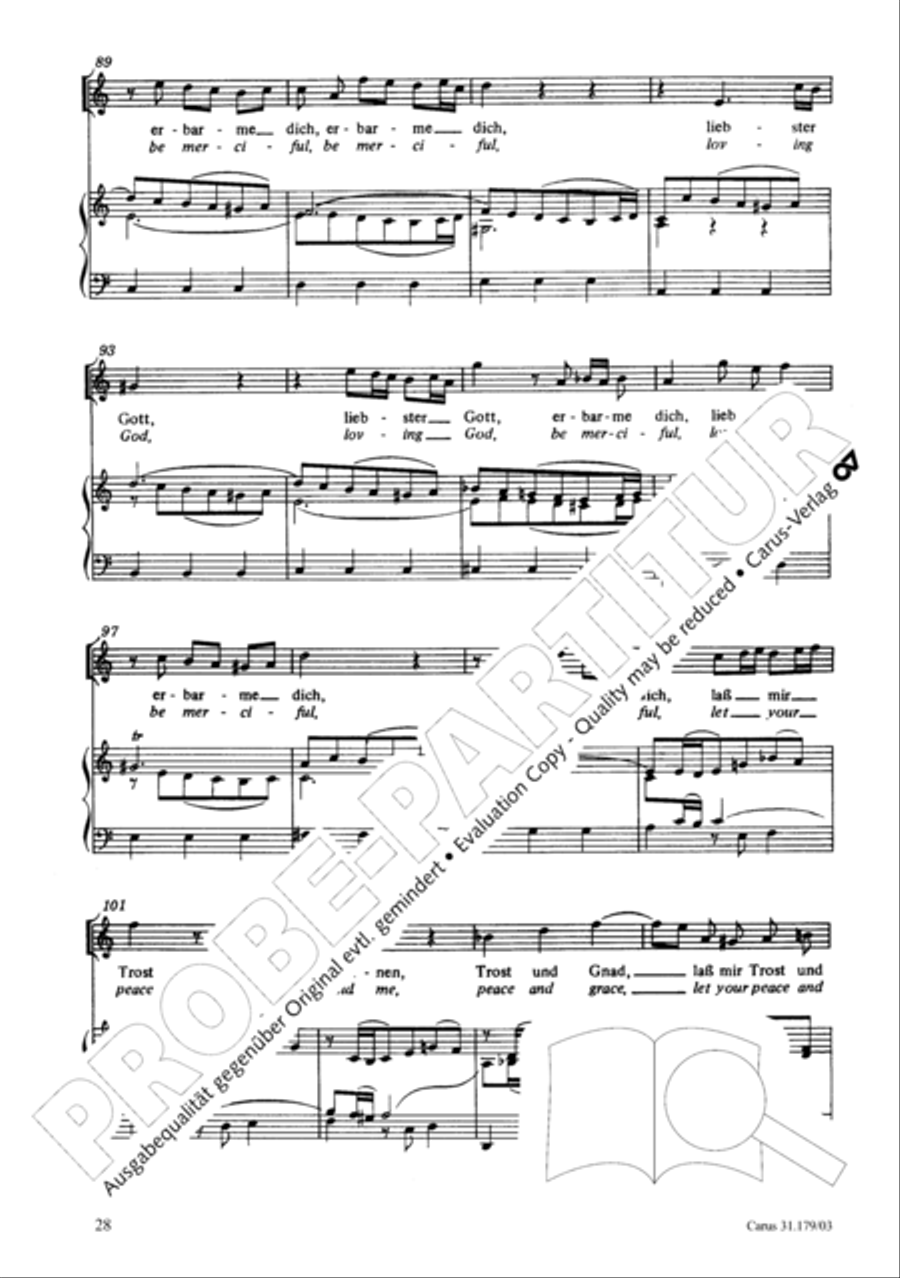 Be aware, your fear of God may turn to heresy (Siehe zu, dass deine Gottesfurcht nicht Heuchelei sei) STB scores gallery preview page 29
