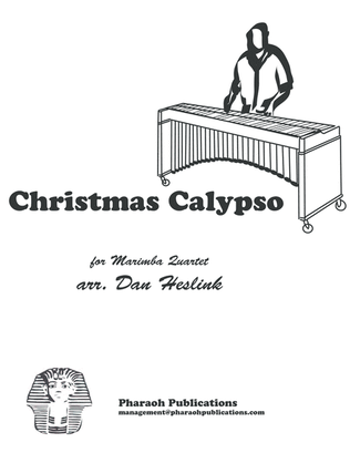 Christmas Calypso for Marimba Quartet
