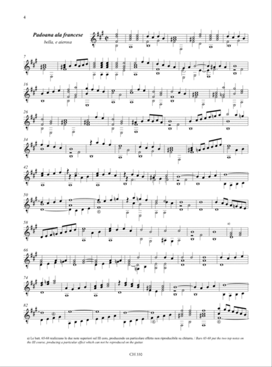 Non ti spiacqua l’ascoltar. Anthology from Vincenzo Capirola’s Lute Book (1517) for Guitar Lute scores gallery preview page 3