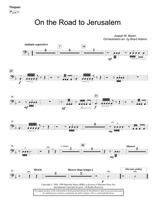 Book cover for On The Road To Jerusalem - Timpani