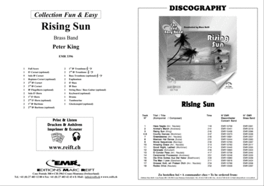 Rising Sun Rising Sun Brass Band scores gallery preview page 2