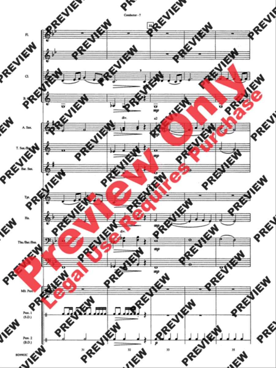 Then Come the Heroes Then Come the Heroes Concert Band scores gallery preview page 9