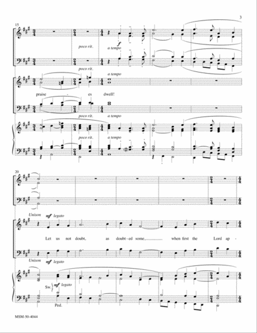 Awake, Arise! Awake, Arise! Choir scores gallery preview page 3