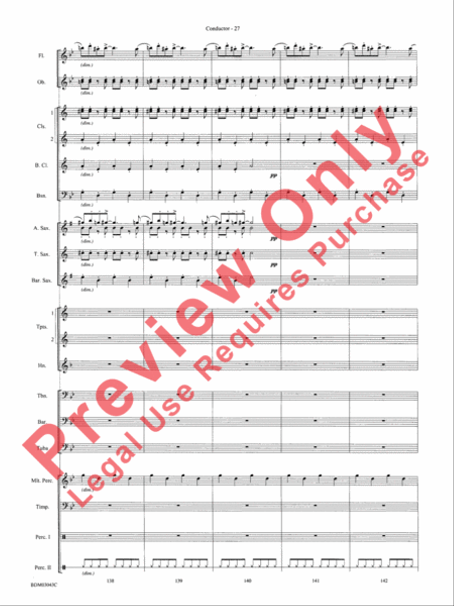 The Great Steamboat Race The Great Steamboat Race Concert Band scores gallery preview page 30