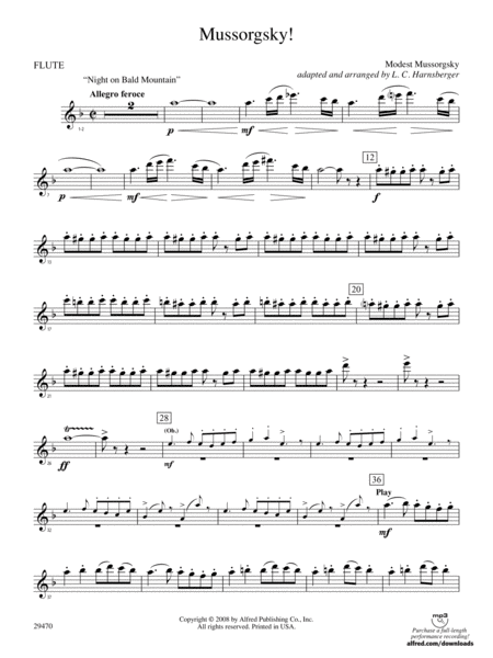 Mussorgsky!: Flute