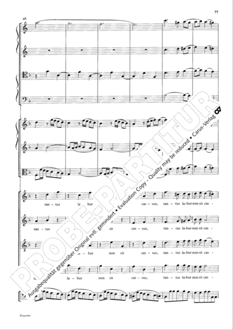 Requiem Requiem 4-Part scores gallery preview page 84