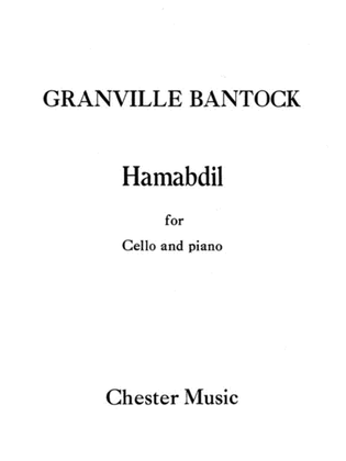 Bantock - Hamabdil For Cello/Piano