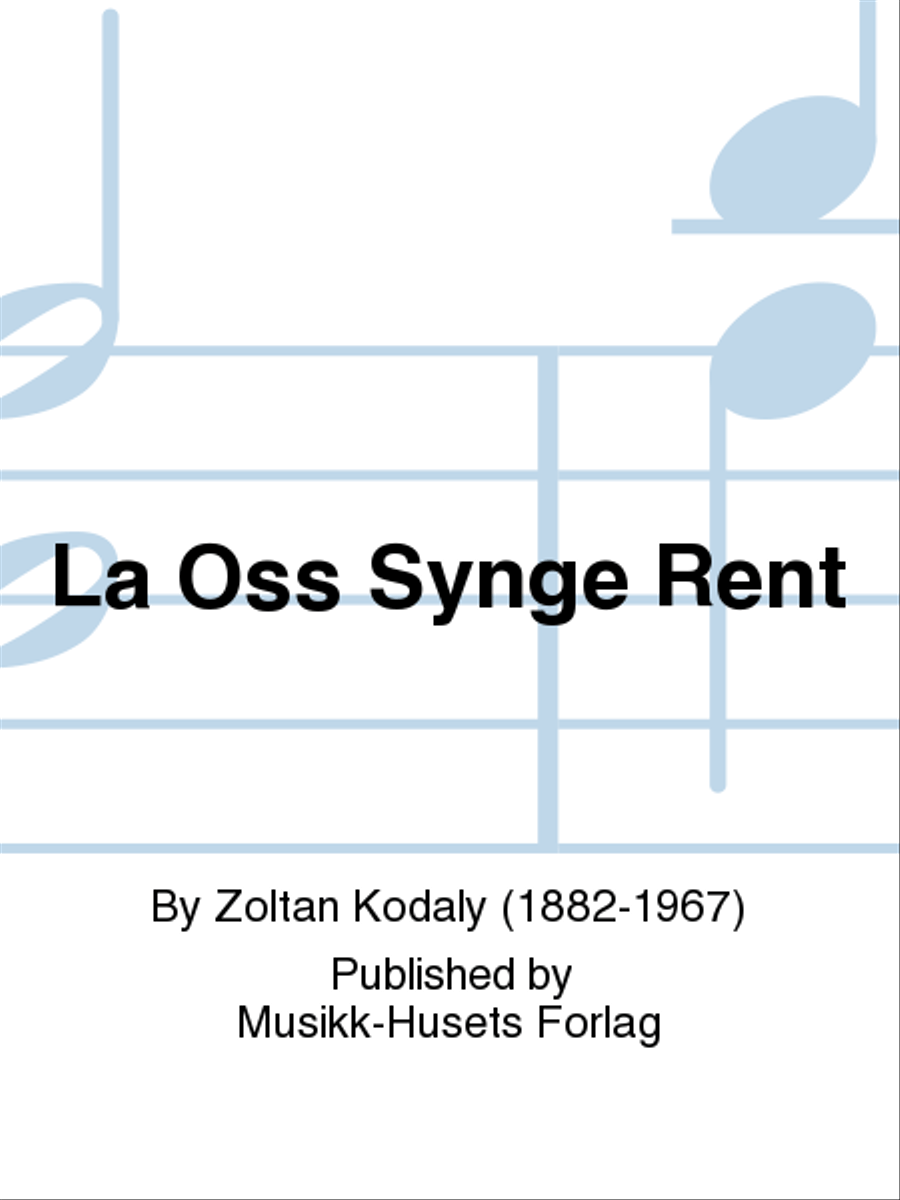 La Oss Synge Rent School and Community scores gallery preview page 1