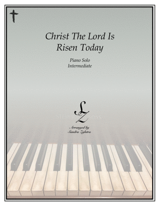 Book cover for Christ The Lord Is Risen Today (intermediate piano solo)