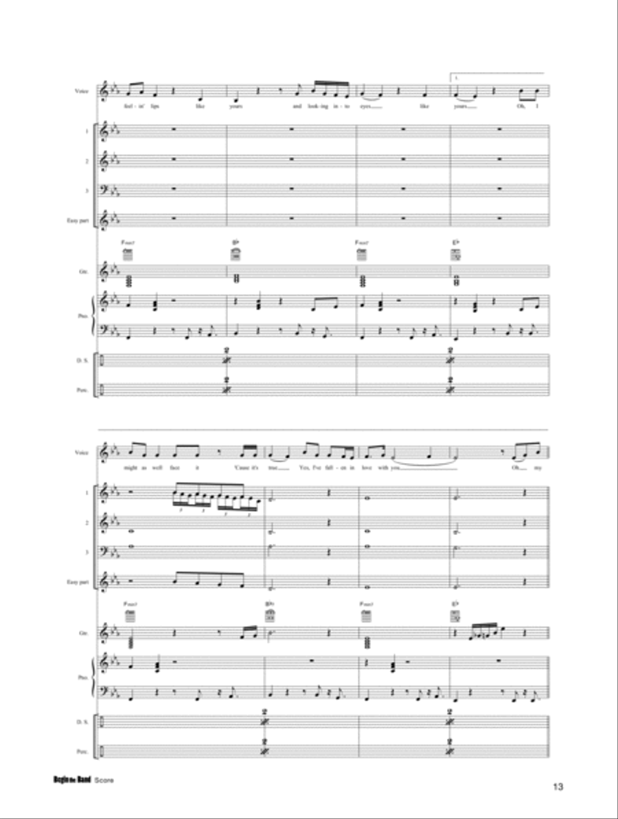 Begin the Band #1 Score scores gallery preview page 6