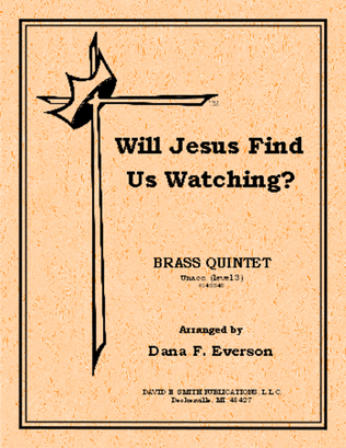 Book cover for Will Jesus Find Us Watching